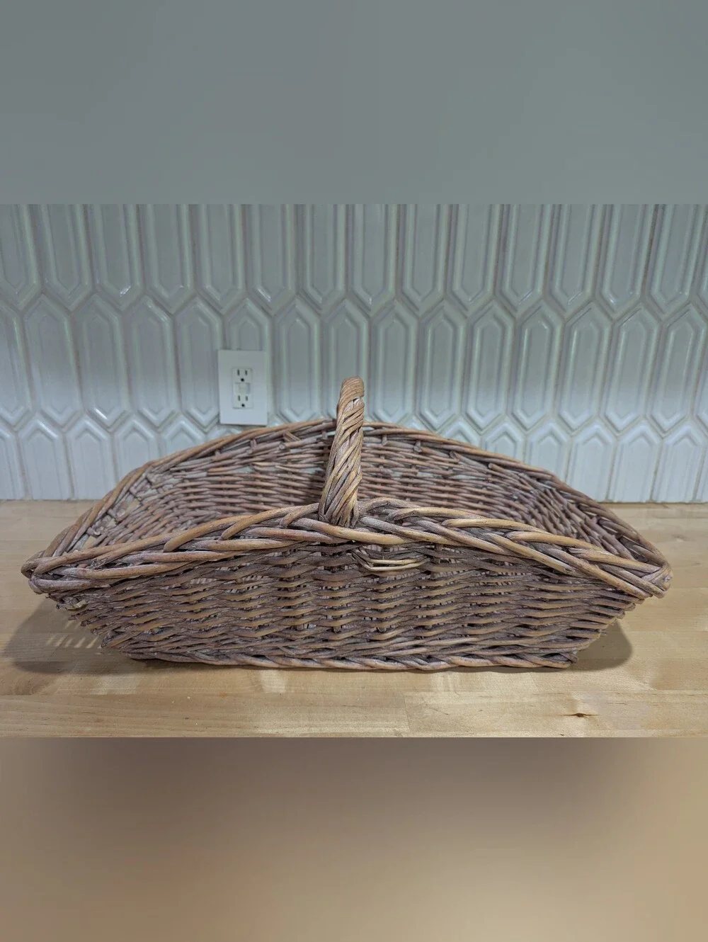 Vintage Gathering Basket Garden trug With Handle